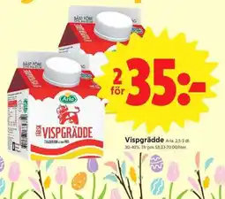 ICA Supermarket Vispgrädde Arla erbjuda