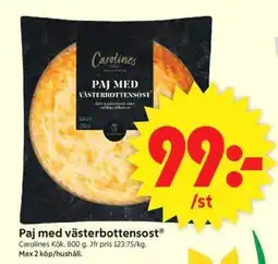 ICA Supermarket Paj med Västerbottensost erbjuda