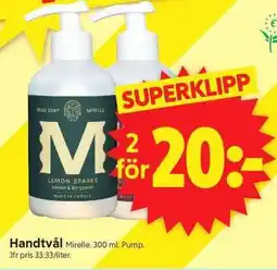ICA Supermarket Handtvål Mirelle erbjuda