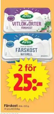 ICA Supermarket Färskost erbjuda