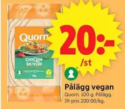 ICA Supermarket Pålägg vegan erbjuda
