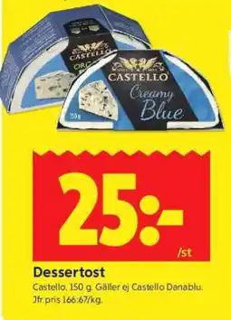 ICA Supermarket DESSERTOST erbjuda
