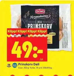 ICA Supermarket PRINSKORV DELI erbjuda