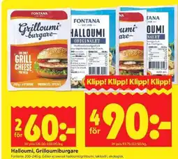 ICA Supermarket Halloumi, Grilloumiburgare erbjuda