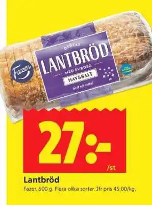 ICA Supermarket Lantbröd erbjuda