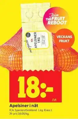 ICA Supermarket Apelsiner i nät erbjuda