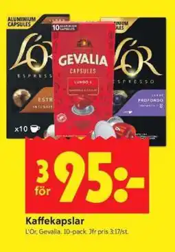 ICA Supermarket KAFFEKAPSLAR erbjuda
