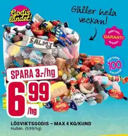 ÖoB Lösviktsgodis erbjuda