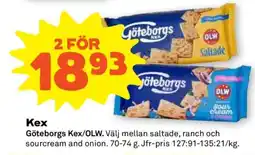 Stora Coop Göteborgs Kex/OLW erbjuda