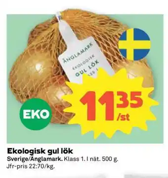 Coop Ekologisk gul lök erbjuda