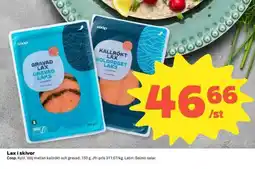 Coop Lax i skivor erbjuda