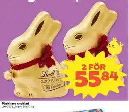 Coop Lindt Gold Bunny Milk Chocolate erbjuda