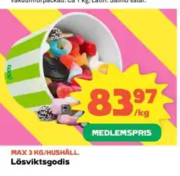 Coop Lösviktsgodis erbjuda