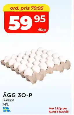 Matrix Butikerna Ägg 30-p erbjuda