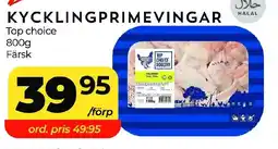 Matrix Butikerna Top choice Kycklingprimevingar erbjuda
