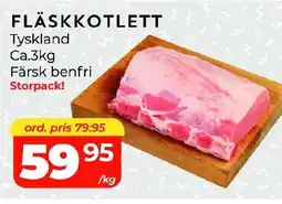 Matrix Butikerna Fläskkotlett erbjuda