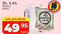 Matrix Butikerna Martens Öl 3.5% erbjuda