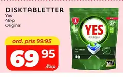 Matrix Butikerna YES Disktabletter erbjuda