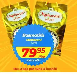 Matrix Butikerna Maharani Basmatiris erbjuda
