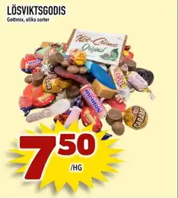 Din Mat Lösviktsgodis erbjuda