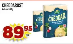 Din Mat Arla Cheddarost erbjuda