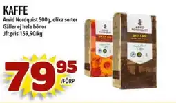 Din Mat Arvid Nordquist Kaffe erbjuda