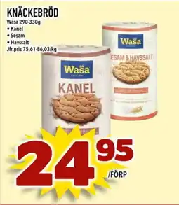 Din Mat Wasa Knäckebröd erbjuda