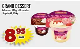 Din Mat Ehrmann Grand dessert erbjuda