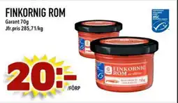 Din Mat Garant Finkornig rom erbjuda