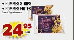 Din Mat Garant Pommes strips • Pommes frites erbjuda