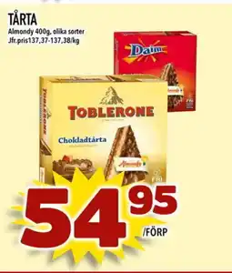 Din Mat Almondy Tårta erbjuda