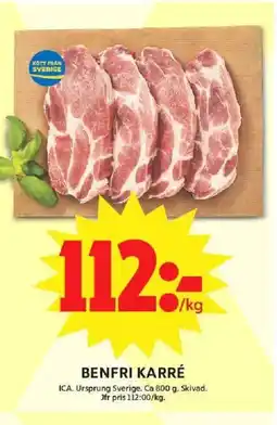 ICA Maxi Benfri karré erbjuda