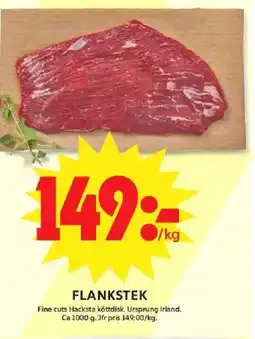 ICA Maxi Flankstek erbjuda