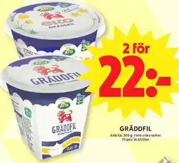 ICA Maxi Arla Gräddfil erbjuda