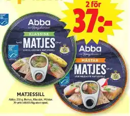 ICA Maxi Abba Matjessill erbjuda