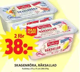 ICA Maxi Rydbergs Skagenröra, räksallad erbjuda