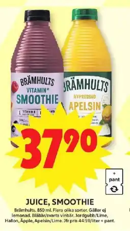 ICA Maxi Brämhults Juice, smoothie erbjuda