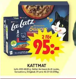 ICA Maxi Latz Kattmat erbjuda