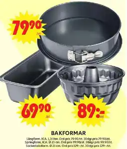 ICA Maxi Bakformar erbjuda