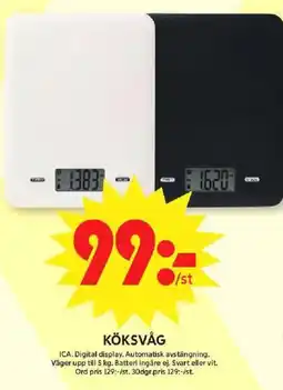 ICA Maxi Köksvåg erbjuda