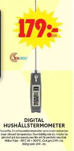 ICA Maxi Digital hushållstermometer erbjuda