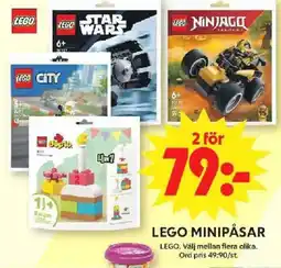 ICA Maxi Lego minipåsar erbjuda