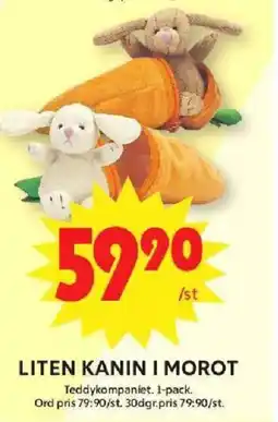 ICA Maxi Liten kanin i morot erbjuda