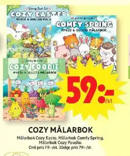 ICA Maxi Cozy målarbok erbjuda