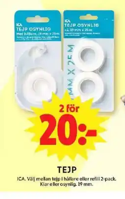 ICA Maxi ICA Tejp erbjuda