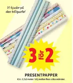 ICA Maxi Presentpapper erbjuda