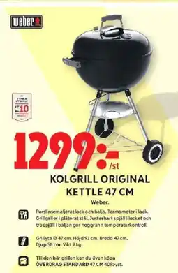 ICA Maxi Weber Kolgrill original kettle erbjuda