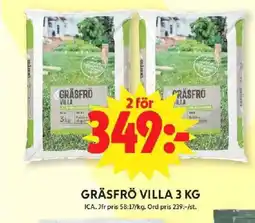 ICA Maxi ICA Gräsfrö villa erbjuda