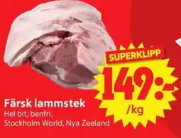 Nya Pulsen Färsk lammstek erbjuda