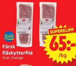 Nya Pulsen Scan Färsk fläskytterfilé erbjuda